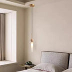 Wabi-Sabi Cream Stone Pendant Light