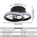 DecorBites™ Acrylic LED Ceiling Lamp: Modern Home Decor Lighting for Bedroom, Hallway, and Aisle