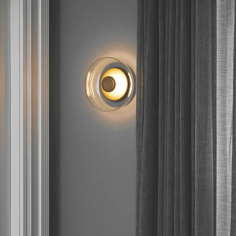 DecorBites™ Clear Glass Table Lamp – Luxury Desk Light for Home Decor & Study