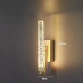 DecorBites™ Crystal Wall Sconce: Modern LED Decorative Light for Bedroom, Living Room & Corridor