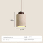 Japanese Travertine Stone Pendant Light