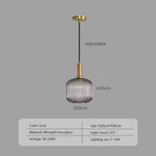 Nordic Japanese Glass Pendant Light