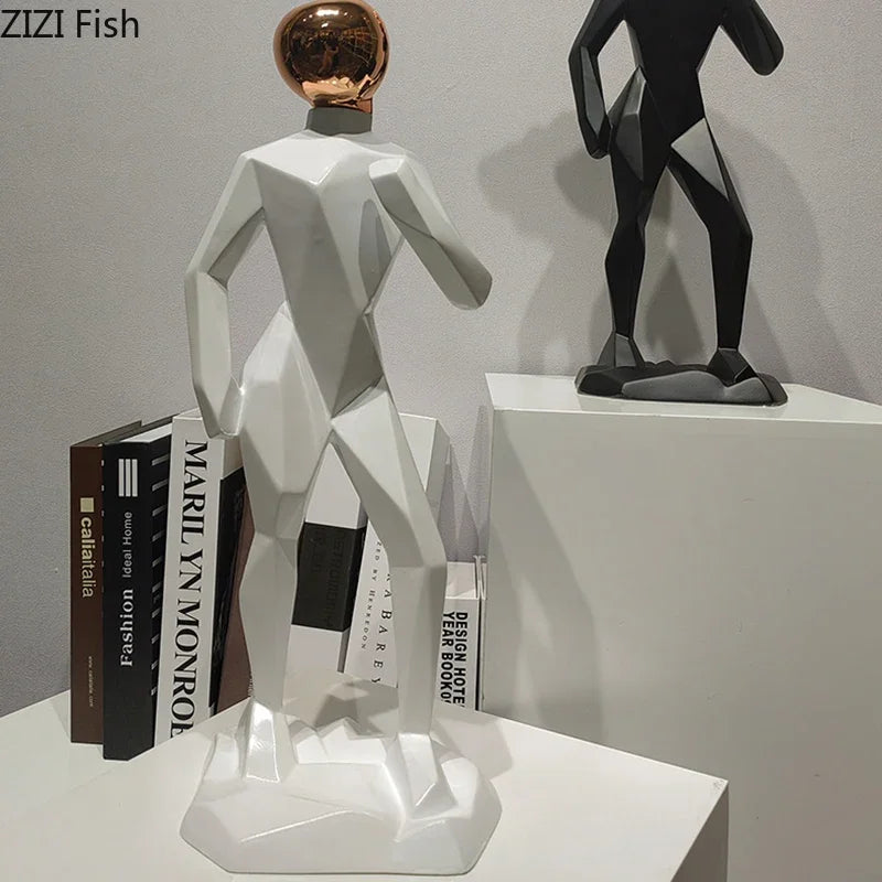 DecorBites™ Abstract Resin Sculpture Room Decoration Set