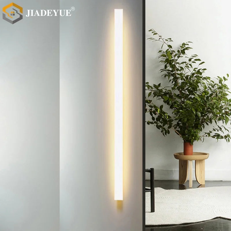 مصباح جداري LED مقاوم للماء للحديقة من DecorBites™، شريط أبيض، إضاءة خارجية IP65