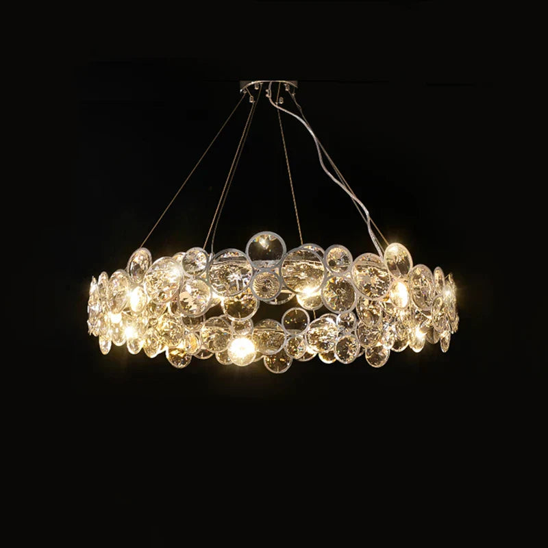 DecorBites™ Crystal Magic Ring Pendant Light for Dinning Room