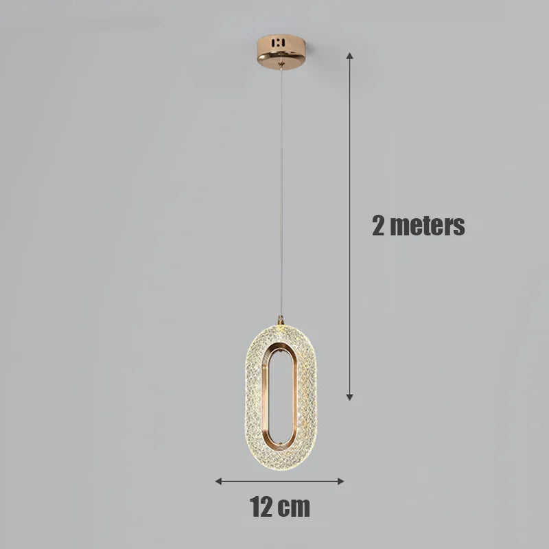 ثريا معلقة LED من DecorBites™ لغرفة الطعام والمطاعم والبارات والمصابيح الفنية المزخرفة