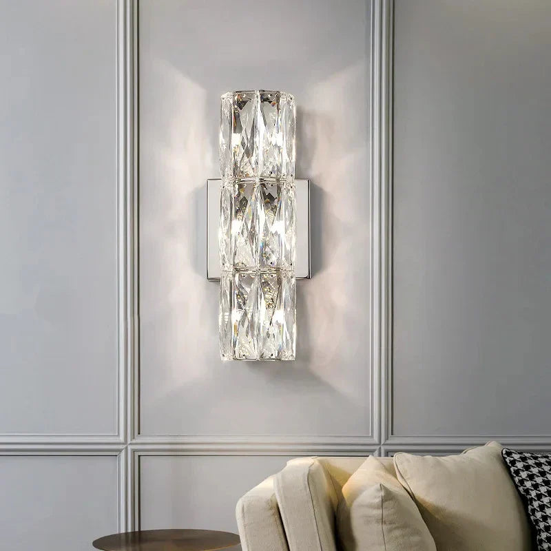 DecorBites™ Crystal Wall Light: Luxury Nordic Style for Living Room & Bedroom