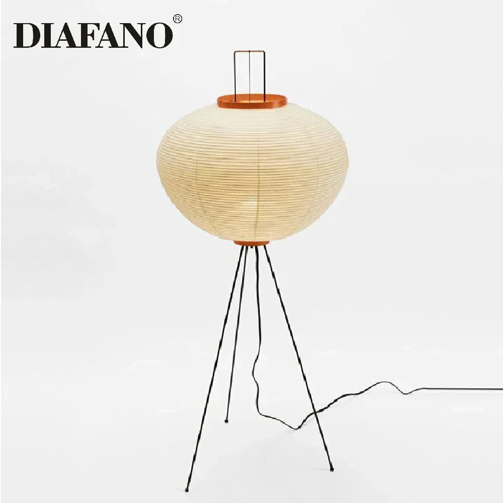 DecorBites™ Japanese Style Paper Floor Lamp for Home Décor and Lighting