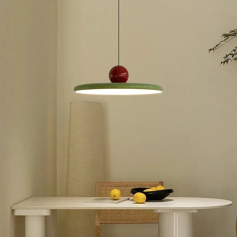 ثريا ديكور بايتس™ LED بتصميم حديد كريمي لغرفة النوم وغرفة المعيشة