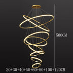 Nordic Acrylic Iron LED Pendant Light Chandelier