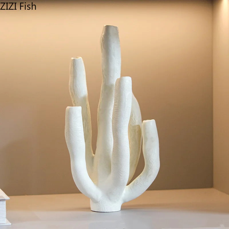 DecorBites™ Coral Landscape Sculpture - Modern Desk Ornament for Room Aesthetics