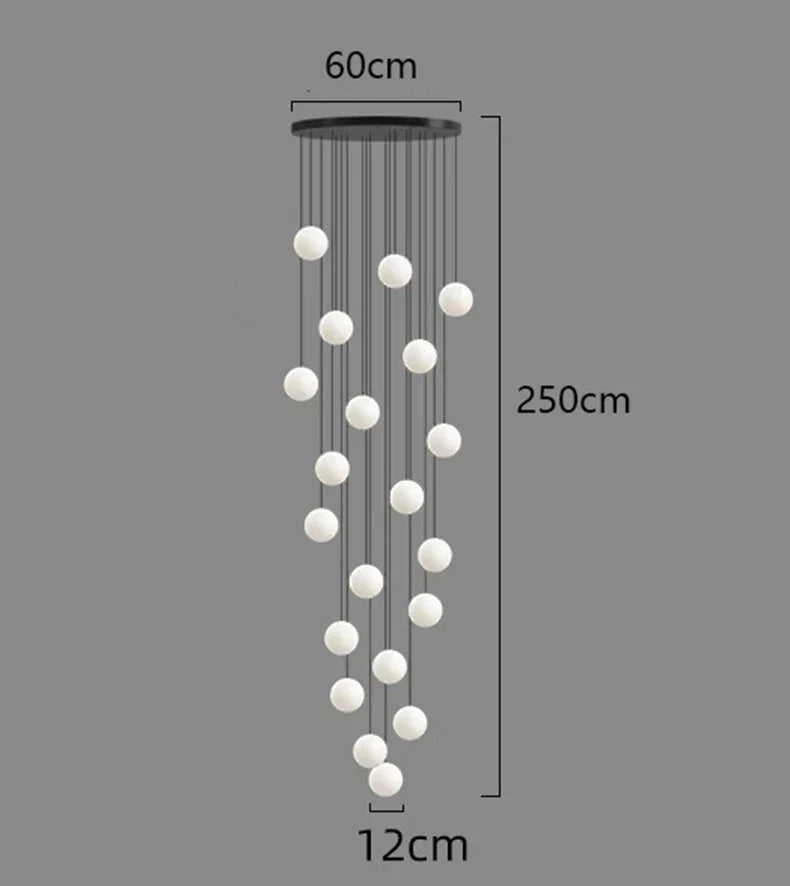 DecorBites™ LED Ceiling Lamp Chandelier: Modern Decorative Lighting for Bedroom and Dining Room