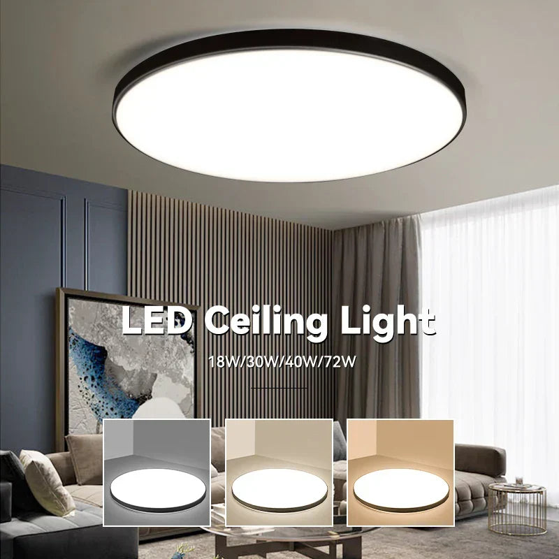 مصباح لوح الثريا السقفية LED من DecorBites™ لإضاءة ديكور المنزل
