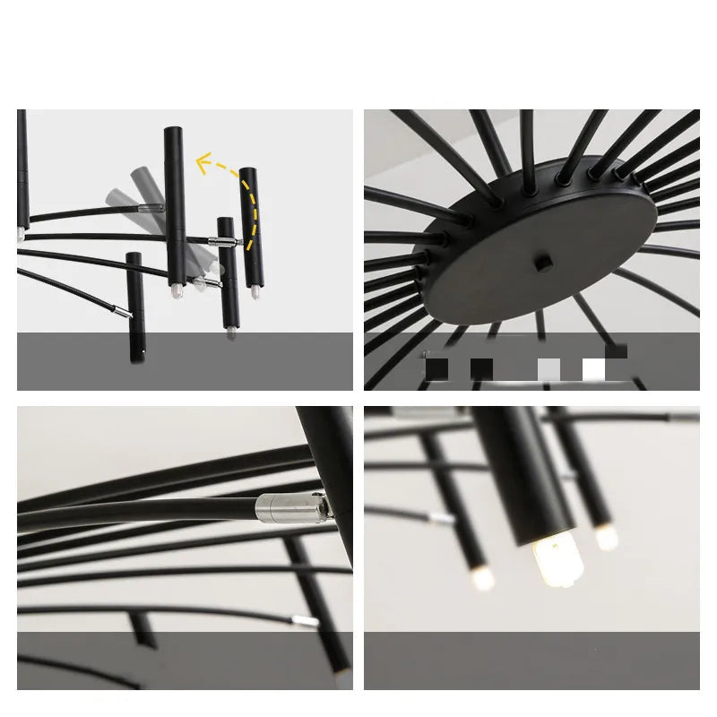 DecorBites™ Gypsophila LED Ceiling Pendant Lamp for Indoor Living Dining Bedroom Lighting