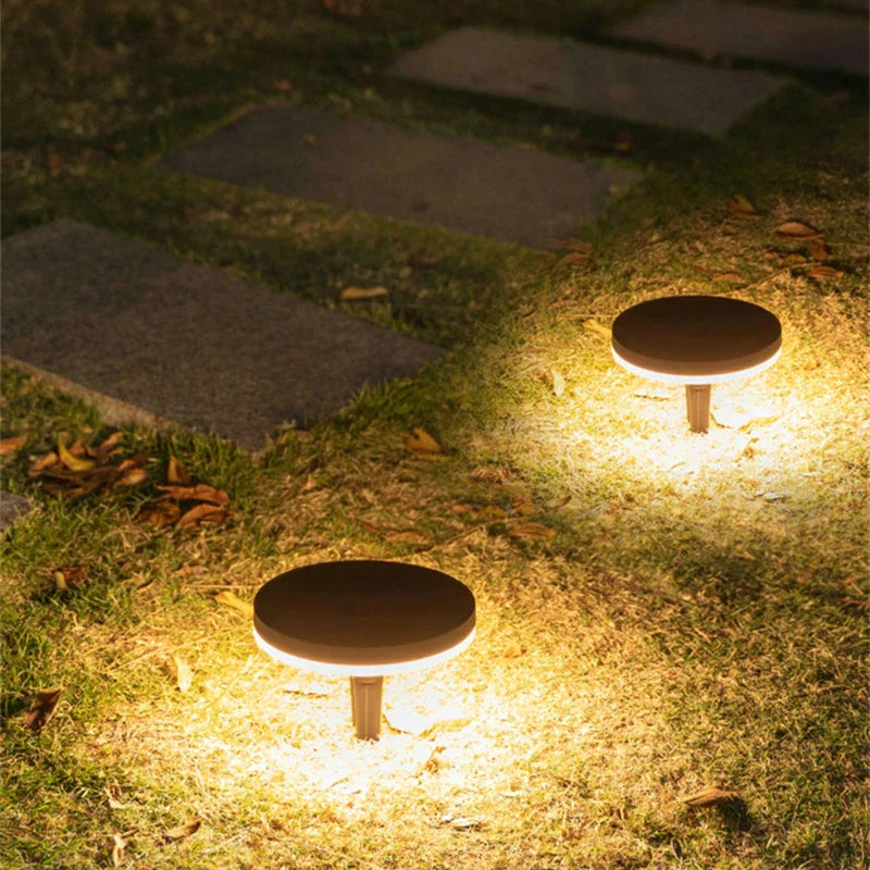 DecorBites™ مصباح حديقة LED 8 وات IP65 مقاوم للماء خارجي للممرات والمسطحات الخضراء بتصميم سبايك