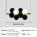 DecorBites™ Abstracta Pendant Lamp: Stylish Designer Fabric Chandelier for Home, Office, and Dining Space