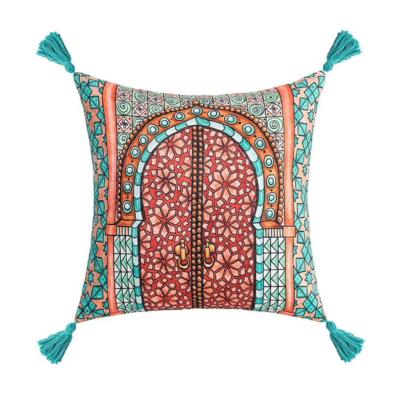 DecorBites™ Abstract Geometric Cushion Cover 45x45cm for Sofa & Bedroom Decoration