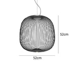 Spokes Birdcage Pendant Light in Polished Chrome
