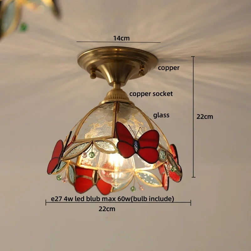 أضواء سقف زجاجية مزهرة DecorBites™ LED - مصابيح سقف حديثة على الطراز الاسكندنافي