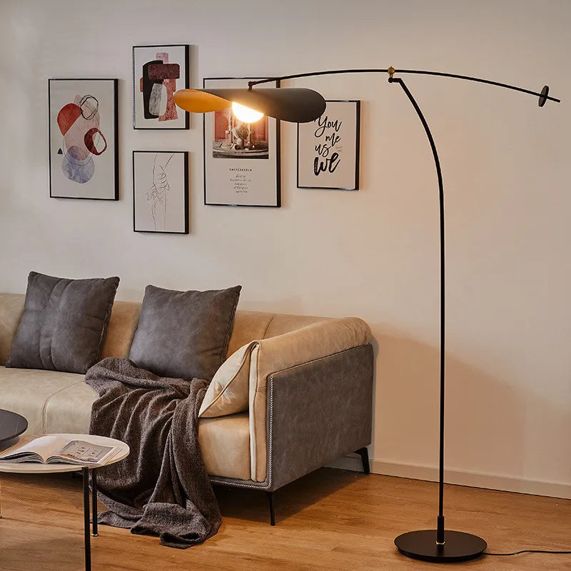 DecorBites™ Adjustable Long Arm LED Floor Lamp for Reading & Living Room