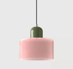 Vintage Stained Glass Mini Pendant Light