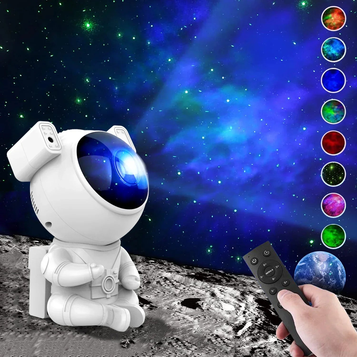 DecorBites™ Galaxy Star Projector Night Light for Bedroom Decor - Kids Birthday Gift