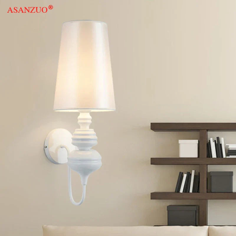 DecorBites™ Guards Wall Lamps: Gold Silver Black White Decor Lighting Fixture for Hotel Home.