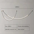 DecorBites™ Designer Arc Line Restaurant Lighting Chandelier