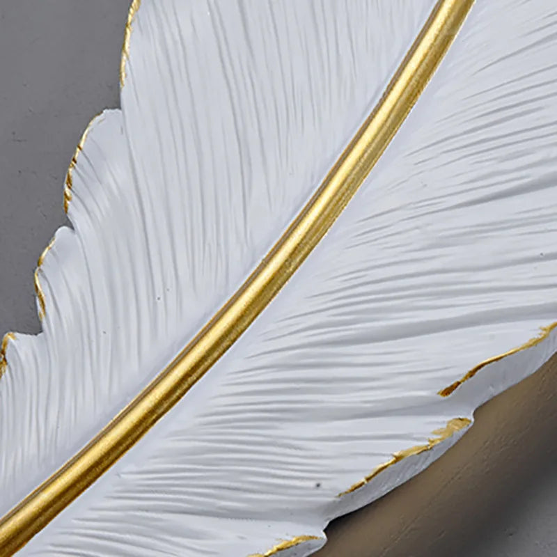 أباليك حائط ريش LED من DecorBites™ لديكور غرف المعيشة والنوم والفنادق والممرات