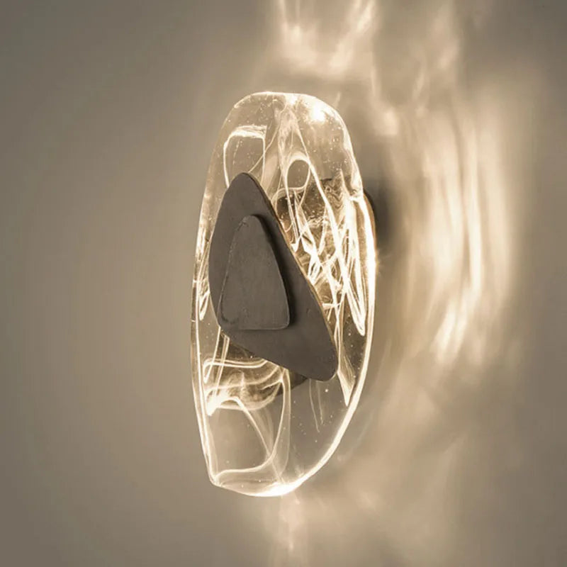 DecorBites™ Crystal Wall Lamp: Modern Luxury Bedroom Decor, Creative LED Lighting for Living Room