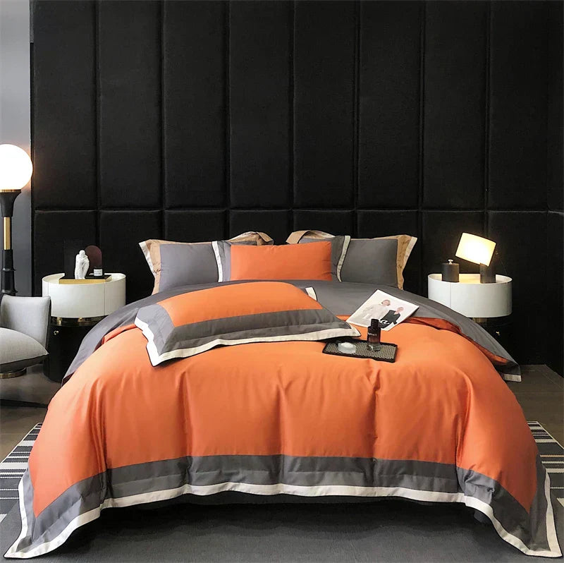 DecorBites™ 1000TC Egyptian Cotton Luxury Hotel Bedding Set - Queen/King Size