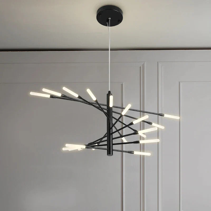 مصباح قلادة سقف الألعاب النارية LED من DecorBites™ - ديكور غرفة فاخر وعصري قابل للتعتيم