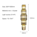 DecorBites™ Crystal Nordic Wall Lamp Modern Luxury Home Decor Wall Sconce