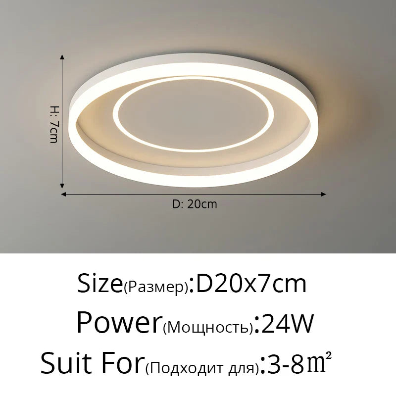 شريط إضاءة السقف LED من DecorBites™ للممر والشرفة وغرفة المعيشة