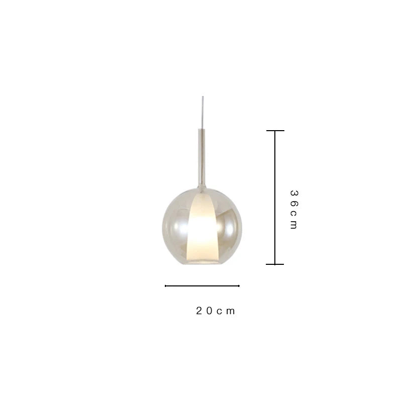 DecorBites™ Designer Glass Chandelier Pendant Light for Dining Room Kitchen Loft Home Decor