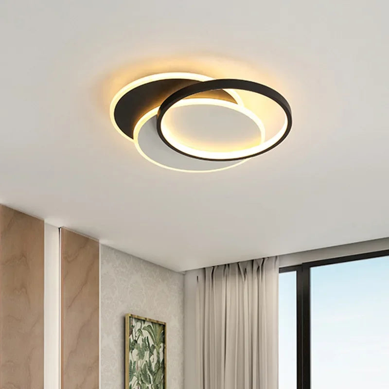DecorBites™ ثريا LED: أضواء تعتيم عصرية لغرف المعيشة والطعام والمطبخ وغرف النوم والردهات المنزلية