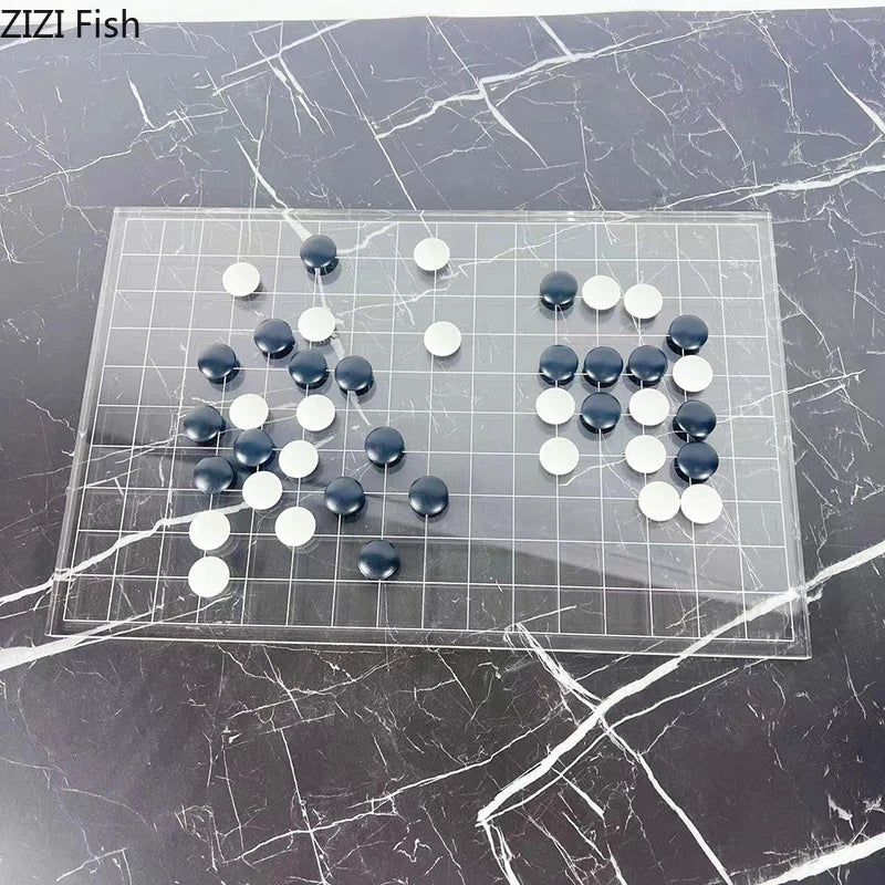 DecorBites™ Geometric Chess Set - Minimalist Chessboard & Pieces for Casual Games