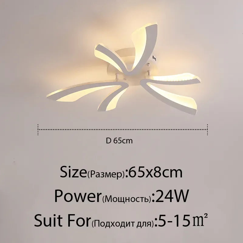 ثريا سقف LED DecorBites™ مع جهاز تحكم عن بعد لديكور المنزل