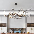 DecorBites™ Copper LED Branch Chandelier: Elegant Lighting for Living & Dining Rooms