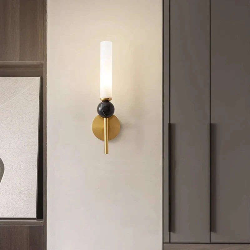DecorBites™ Copper Wine Corridor Wall Lamp for TV Background & Bedside, Marble Finishes