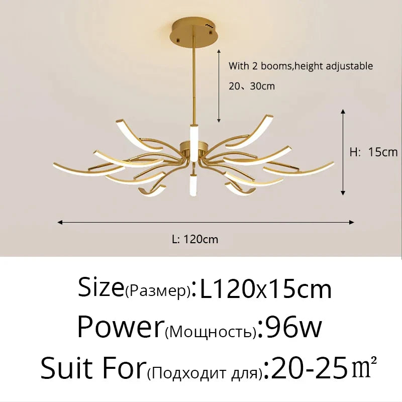 ثريات DecorBites™ LED لغرفة المعيشة الحديثة وغرفة النوم وغرفة الدراسة وإضاءة المطبخ