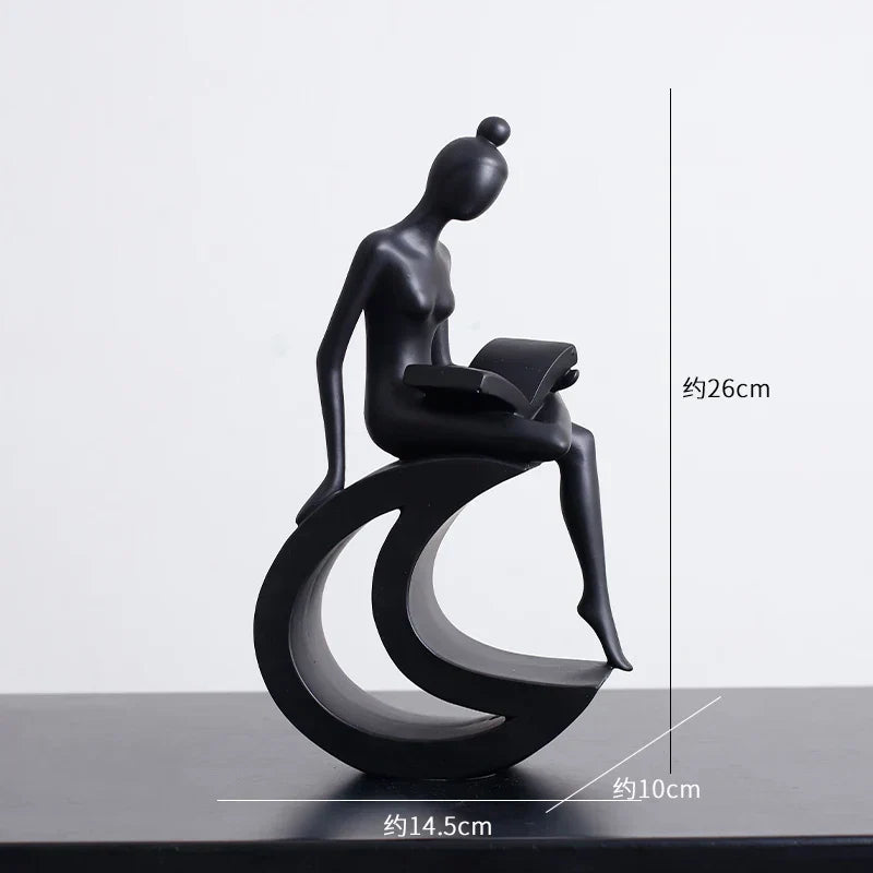 Abstract Figures Sculpture Modern Minimalism Decor Room Crafts DecorBites™ Aesthetics