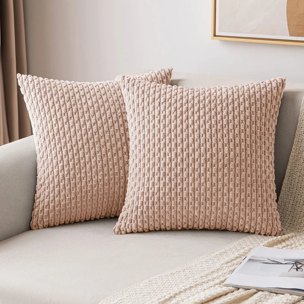 DecorBites™ Decorative Pillow Cover 45x45cm for Living Room Sofa Home Decor
