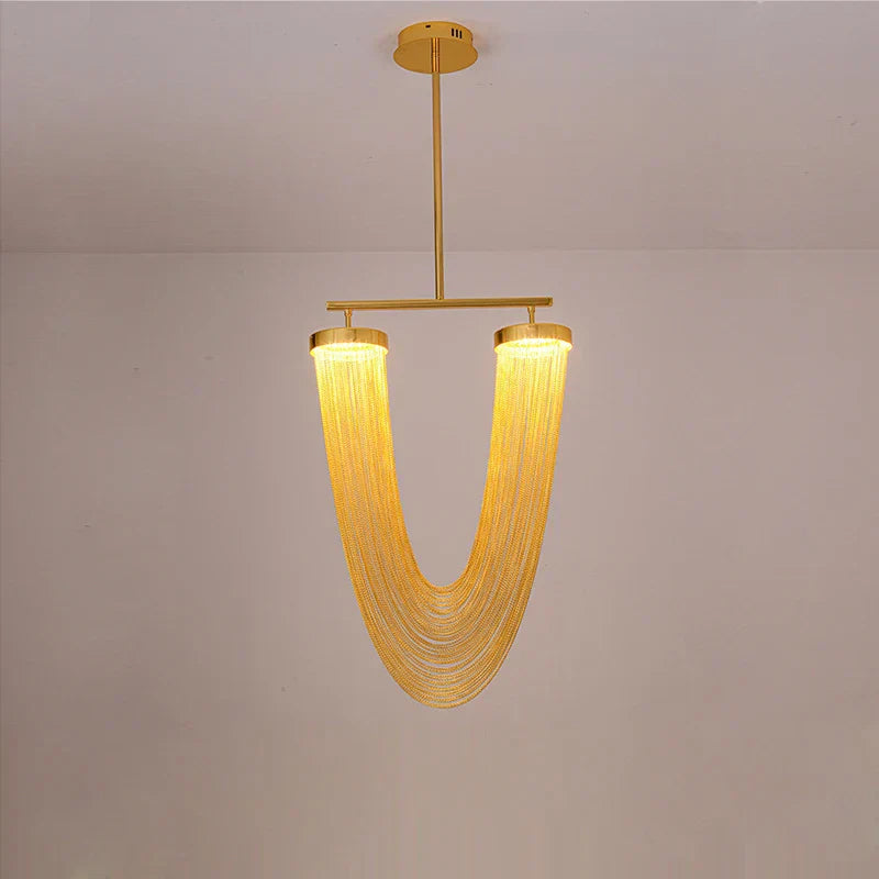 DecorBites™ مصباح سقف LED ألومنيوم ثريا معلقة لمدخل المنزل