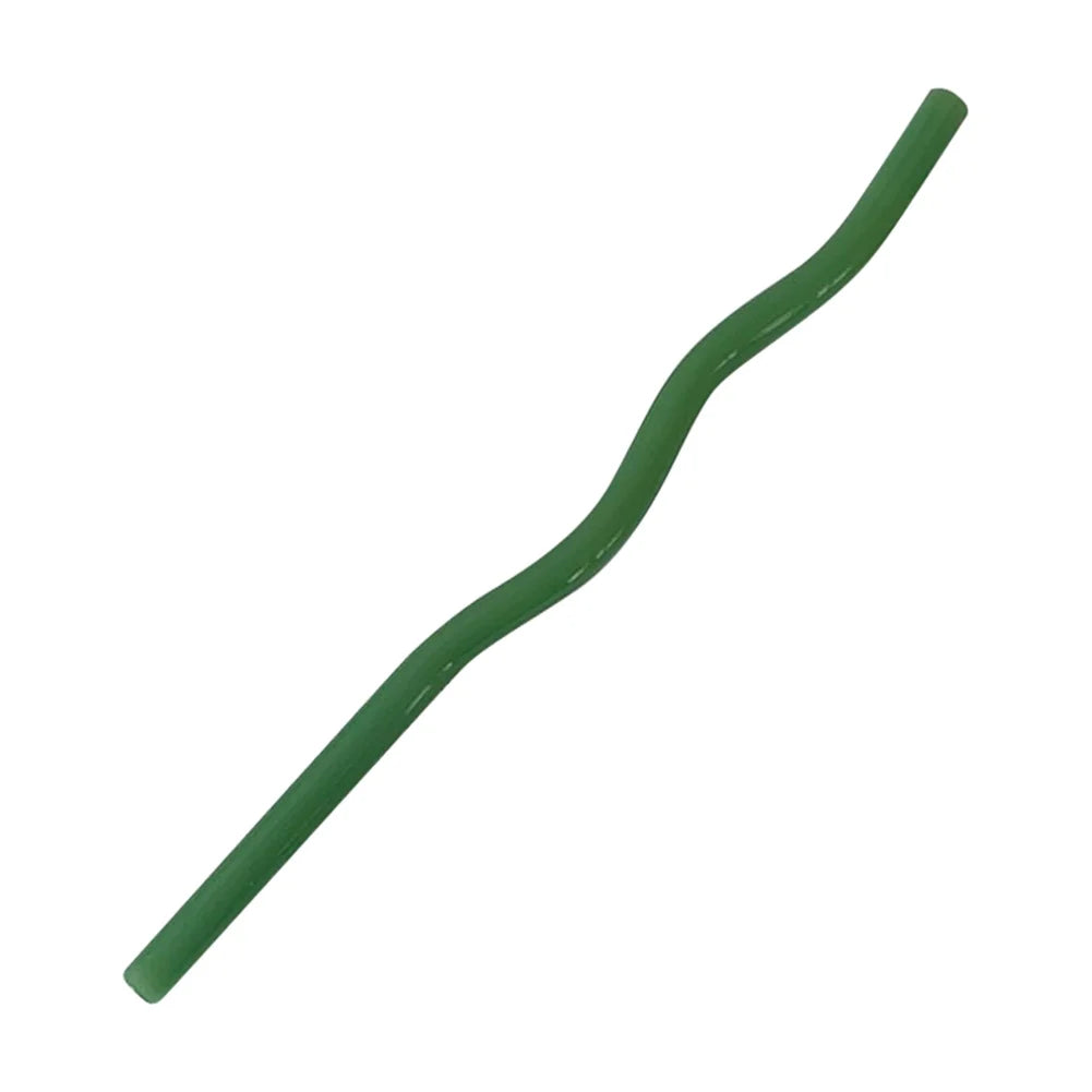 DecorBites™ Glass Straws Set - Eco-Friendly Reusable Colorful Drinking Tubes