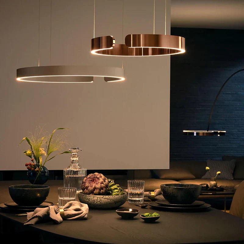 DecorBites™ ثريا LED: إضاءة داخلية عصرية لغرفة النوم، غرفة المعيشة، قاعة الدراسة