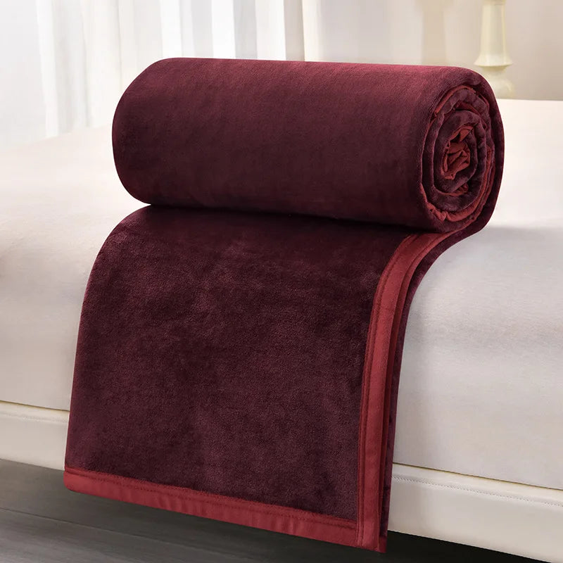 DecorBites™ Cozy Flannel Blanket: Multi-Functional Sofa Cover for Adults