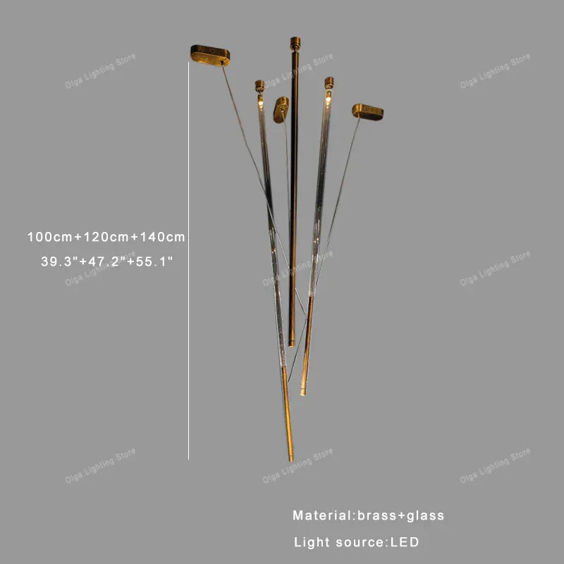 مصباح DecorBites™ الصناعي الاسكندنافي LED المعلق لديكور غرفة الطعام