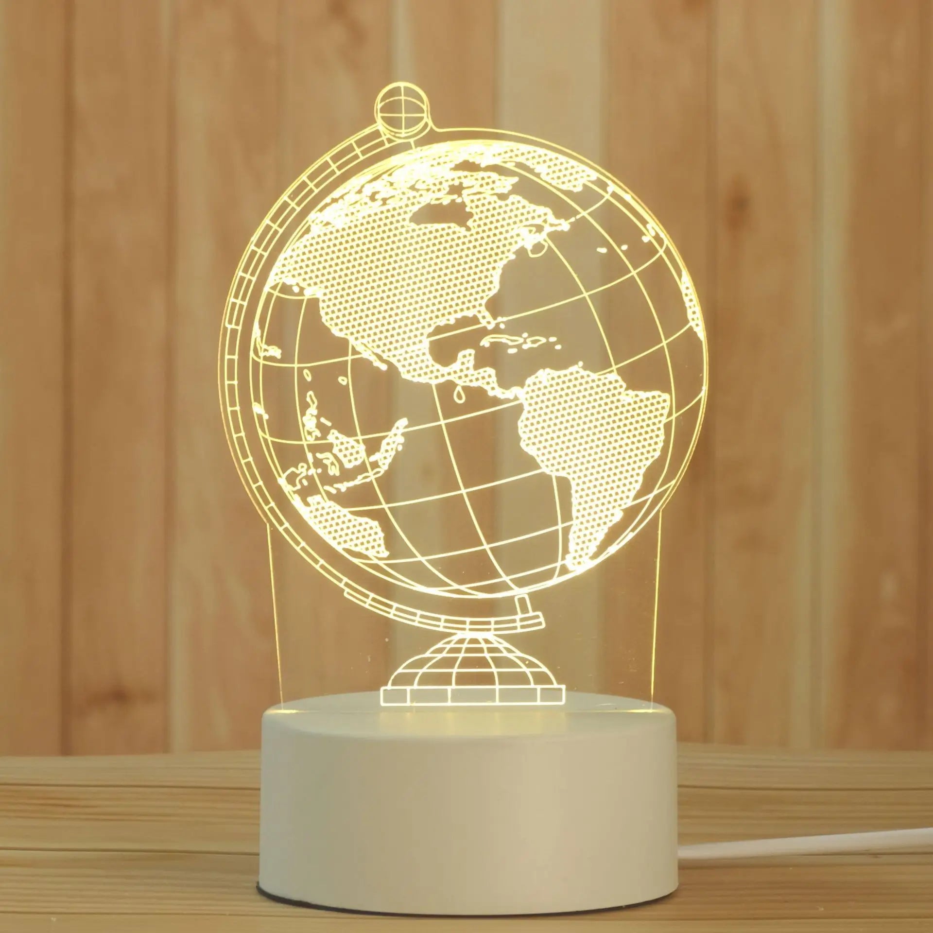 DecorBites™ 3D Acrylic Night Lamp | Boys Girls Gift Decor Bedroom Table Light