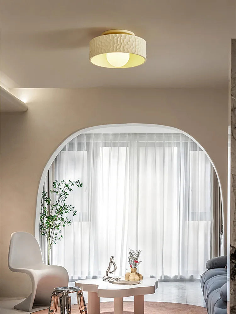DecorBites™ Cream Ceiling Light LED Fixture for Living Room Bedroom Hallway